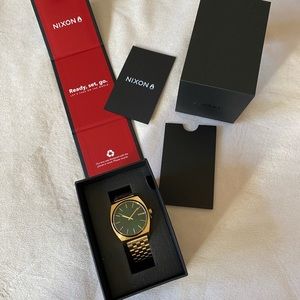 Nixon time teller green sunray